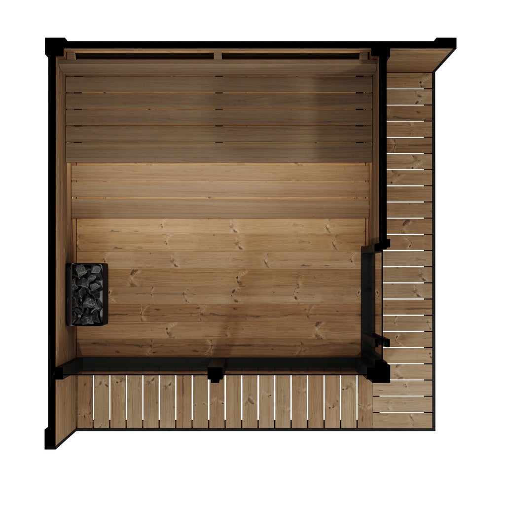 SaunaLife GL6 Garden Luxury Series 6-person Outdoor Sauna
