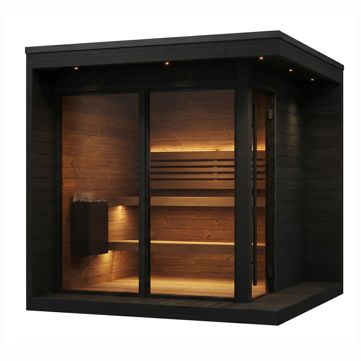 SaunaLife GL6 Garden Luxury Series 6-person Outdoor Sauna