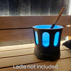 SaunaLife Zone Bluetooth sauna bucket with colour lighting