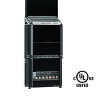 Saunum Air 5 5kW sauna heater in black, view 2