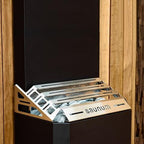 Saunum Air 5 5kW sauna heater in black, view 4