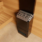 Saunum Air 5 5kW sauna heater in black, view 7