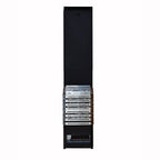 Saunum Air 5 5kW sauna heater in stainless steel, view 1