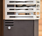 Saunum Air 5 5kW sauna heater in stainless steel, view 6