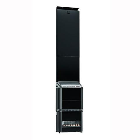 Saunum Air 7 7kW sauna heater in black, view 1