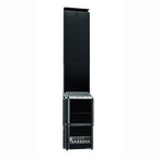 Saunum Air 7 7kW sauna heater in black, view 1