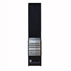 Saunum Air 7 7kW sauna heater in stainless steel, view 1