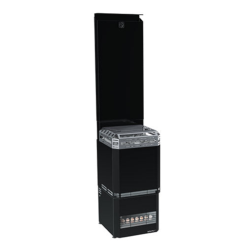 Saunum Air L 10 10kW sauna heater package with AirIQ WiFi control and sauna stones, view 2