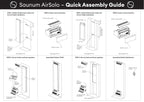 Quick assembly guide for the Saunum AirSolo 80 sauna temperature and steam equalizer