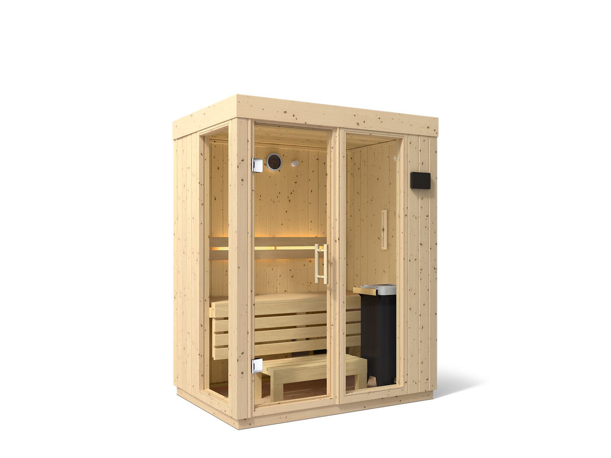 Kohler C1 Series 2-person Indoor Sauna in Scandinavian Spruce