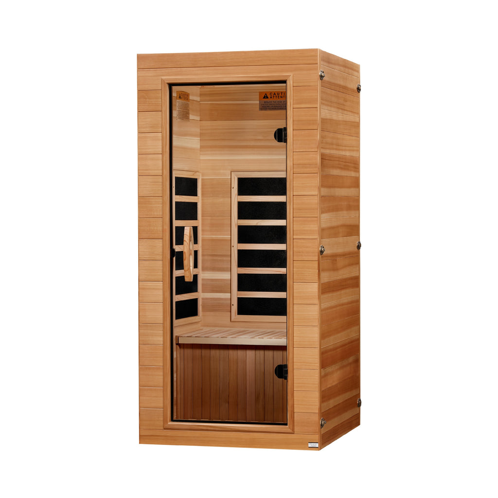Dynamic Vero 1-Person Compact Indoor Infrared Sauna (Ultra Low EMF)