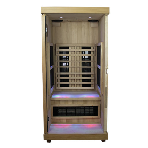 Finnmark FD-1 infrared sauna interior view