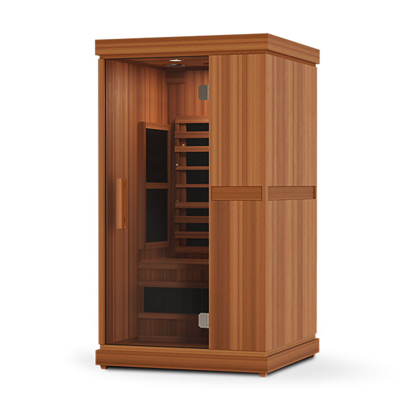 Finnmark FD-1 infrared sauna, left angle