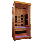Finnmark FD-1 infrared sauna, side interior view