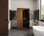 Finnmark FD-4 Trinity combination sauna in a home setting