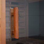 Finnmark sauna door handle detail