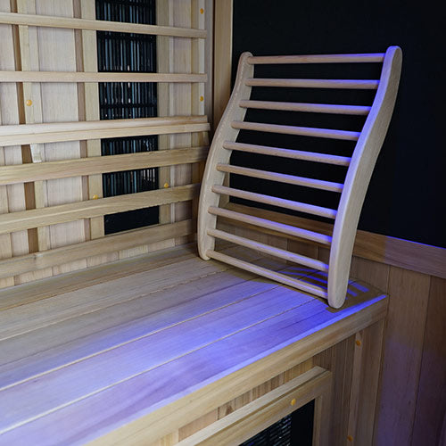 Finnmark FD-1 infrared sauna interior