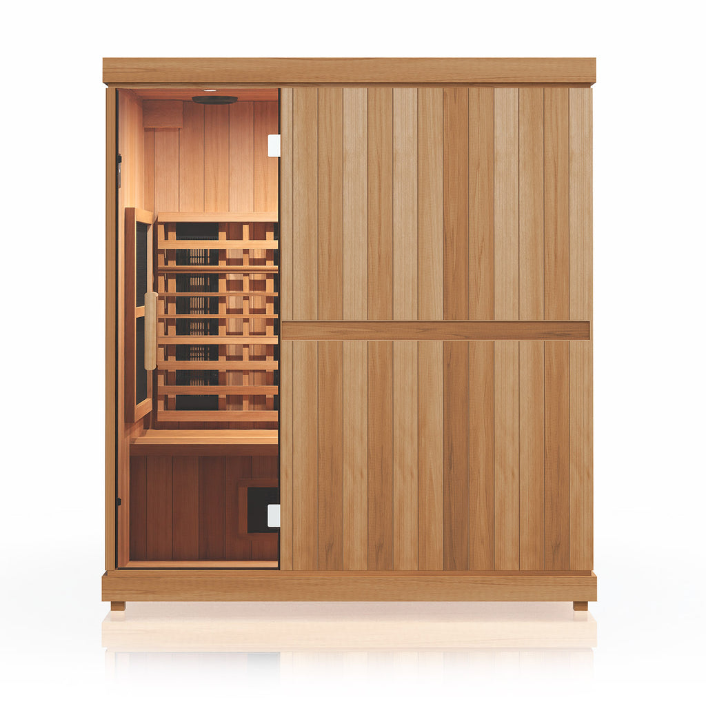 Finnmark FD-3 infrared sauna front angle