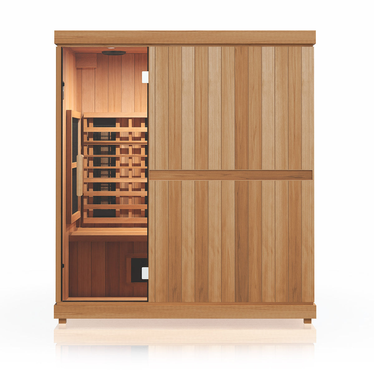 Finnmark FD-3 infrared sauna front angle