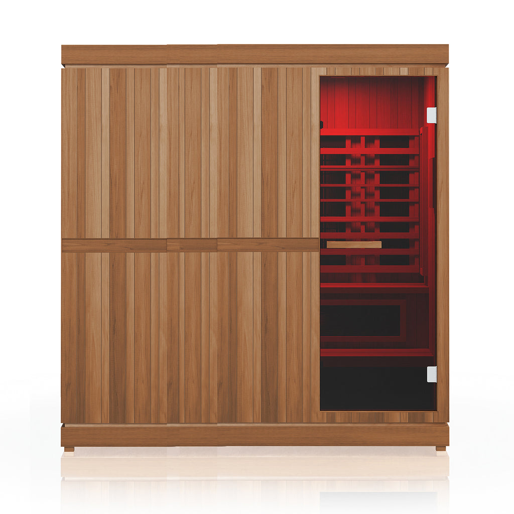Finnmark FD-5 Trinity XL 4-person hybrid combination sauna front view