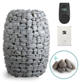 Huum Hive 18kW Sauna Heater package with UKU control panel, power unit and sauna stones