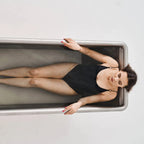 Overhead view of the Icetubs IceBath lie-down design