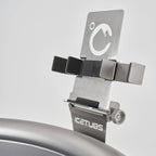 Icetubs phone holder mounted on the rim of a plunge