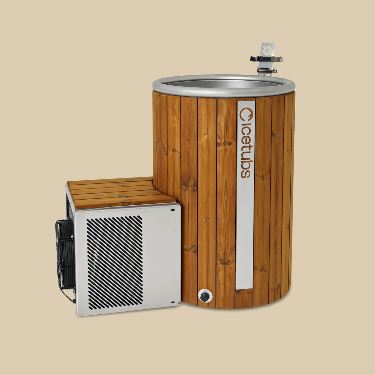 Icetubs IceBarrel with phone holder fitted
