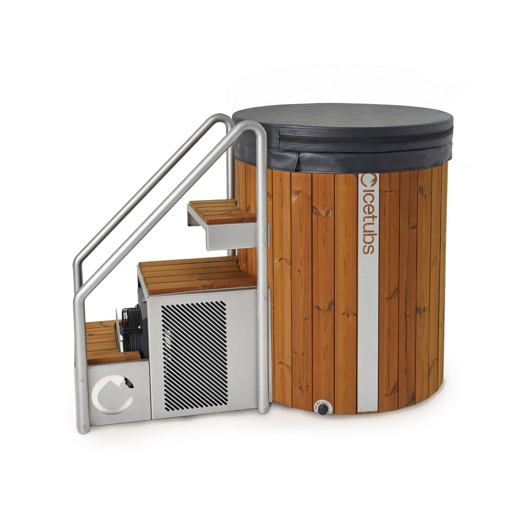 Icetubs IceBarrel XL with stairs and Thermo Cover XL