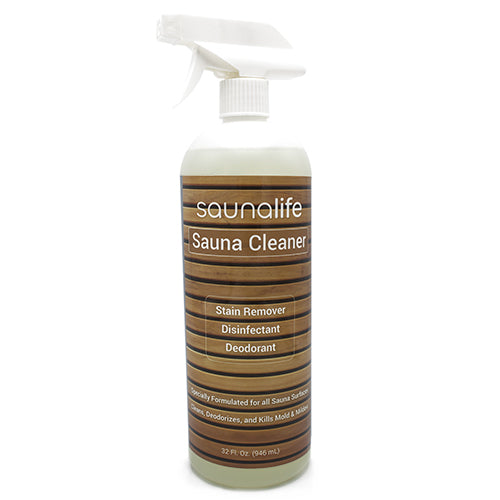 SaunaLife sauna cleaner for wood, 32 oz ready-to-use spray bottle