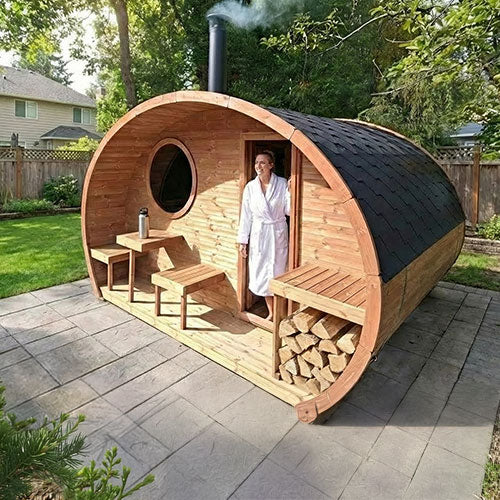 SaunaLife G11 Garden Series 8-person Outdoor Sauna