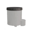 SaunaLife S1 Soak Series insulated cover shown on the tub