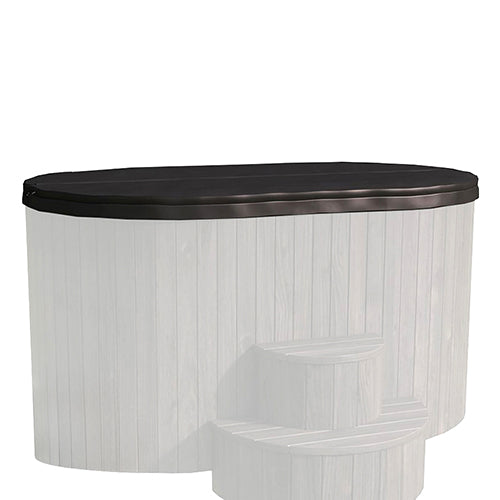 SaunaLife S2 Soak Series insulated cover shown on the tub