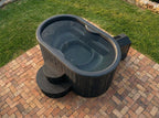 SaunaLife S2C Soak Series 2-person cold plunge package, black finish, photo 4