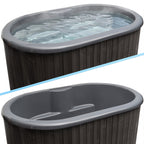 SaunaLife S2C Soak Series 2-person cold plunge package, black finish, photo 6