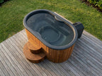 SaunaLife S2C Soak Series 2-person cold plunge package, natural finish, photo 4