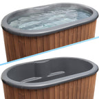 SaunaLife S2C Soak Series 2-person cold plunge package, natural finish, photo 6