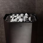 Top and front of the Saunum Air Perfect 7 7kW sauna heater