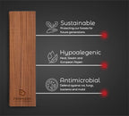 Thermo-Aspen wood used in the Finnmark Trinity sauna