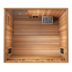 Finnmark Trinity hybrid sauna top view